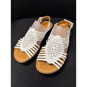 Huarache Sandals Womens 8.5 Boho Coastal Summer Minimalist Comfort